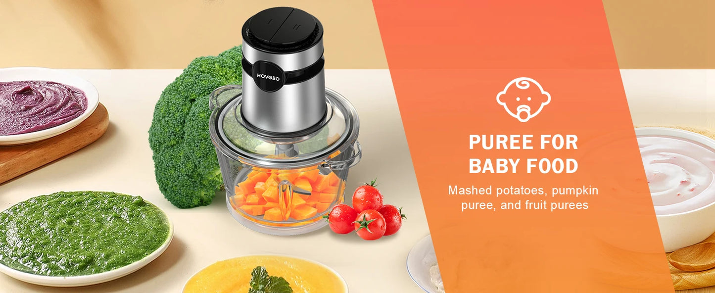 500W Electric Food Processor