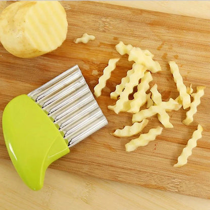 Potato Chip Slicer Corrugated Wavy Knife