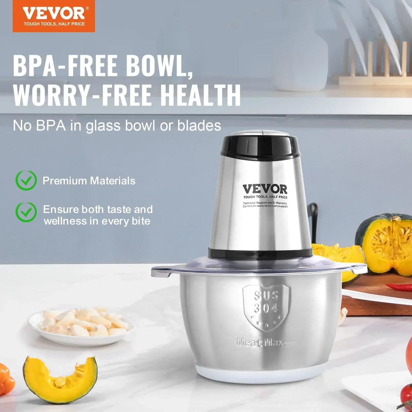 Electric Food Processor, 4 styles