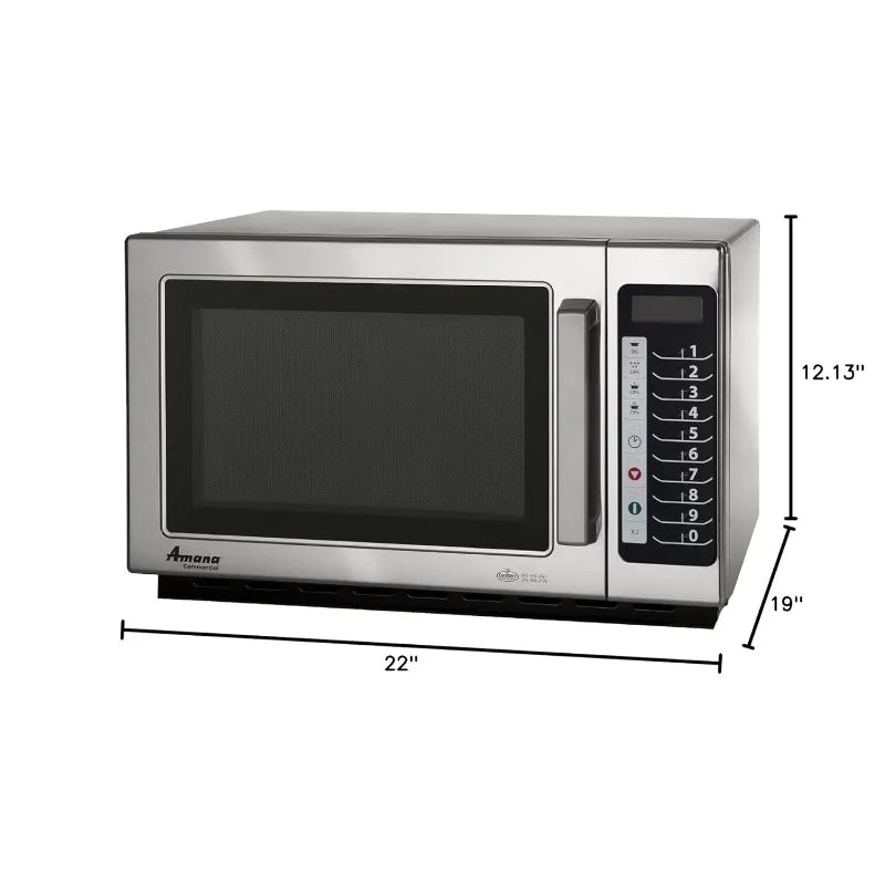 AMANA Medium-Duty Microwave Oven, 1000W