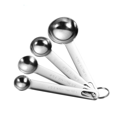 4pc/7pc Stainless Steel Measuring Spoons Set