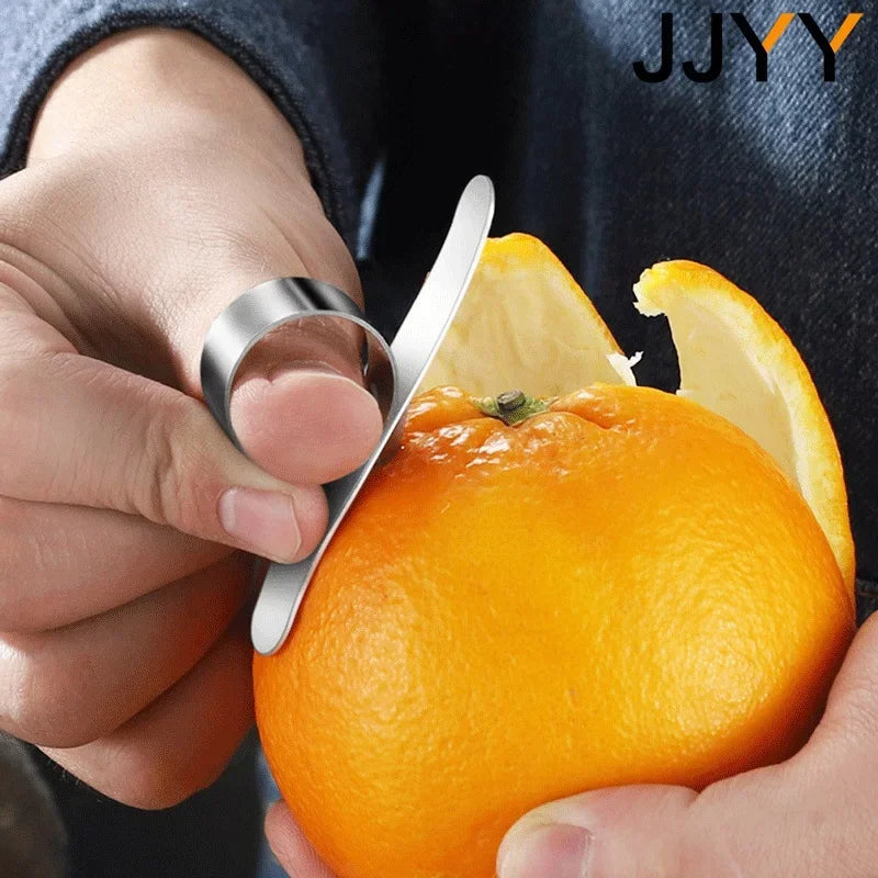 Easy Open Orange Peeler Stainless Steel