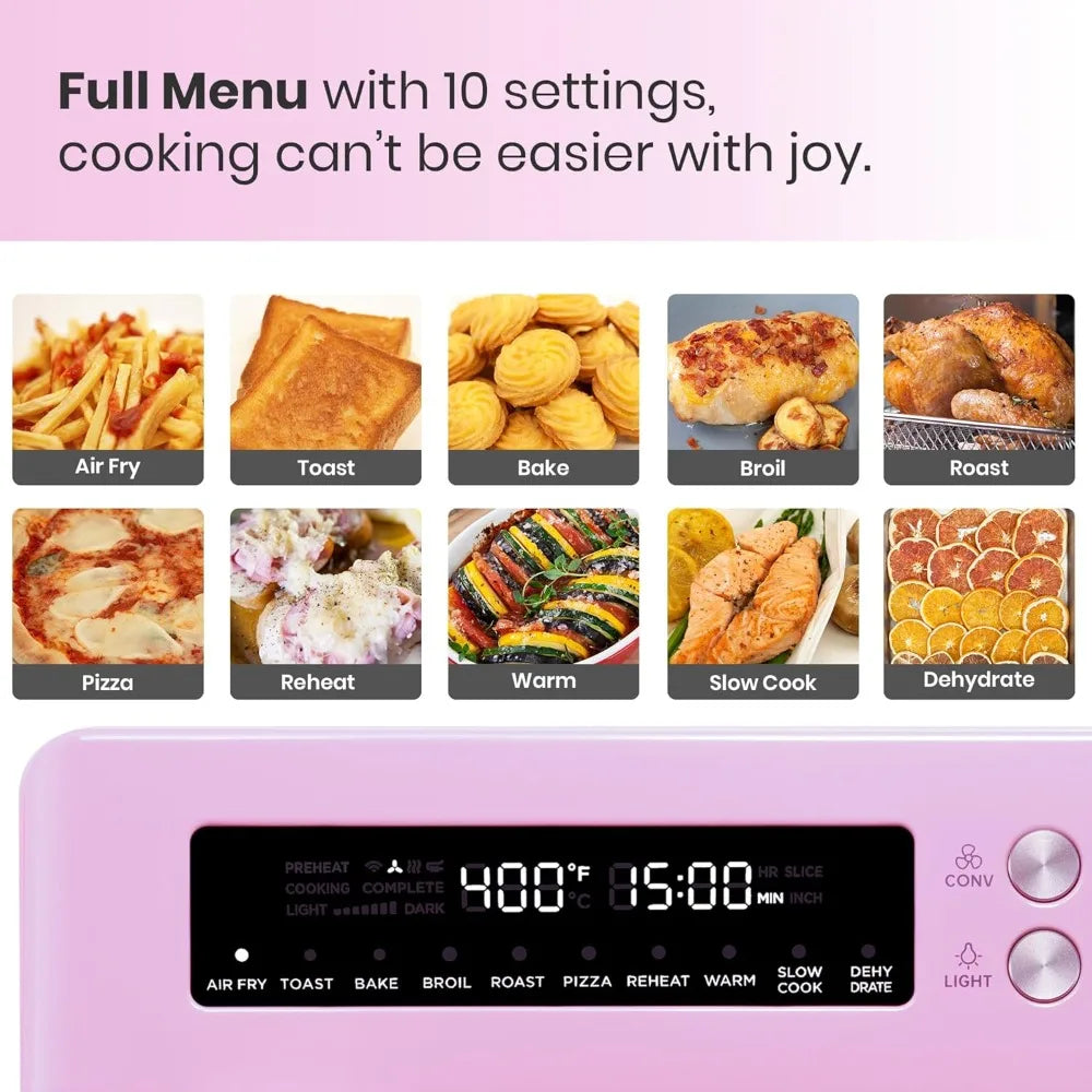 Retro Style Infrared Heating Air Fryer Toaster Oven