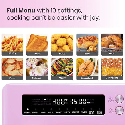 Retro Style Infrared Heating Air Fryer Toaster Oven