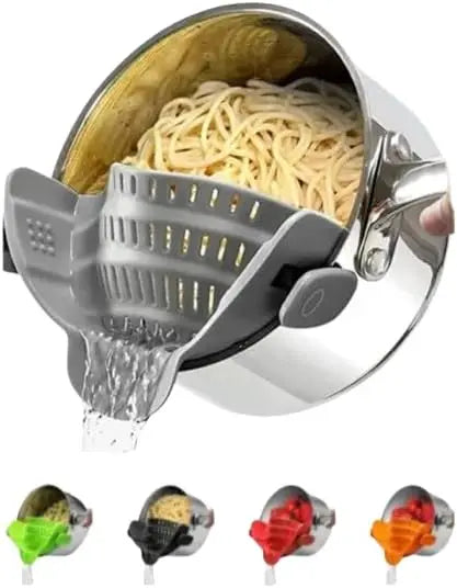 Silicone Pasta Strainer Clip-On