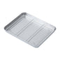 2Pcs Baking Pan With Wire Rack