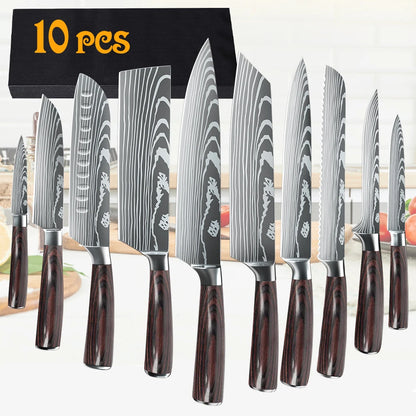 1-10PCS Professional Knives