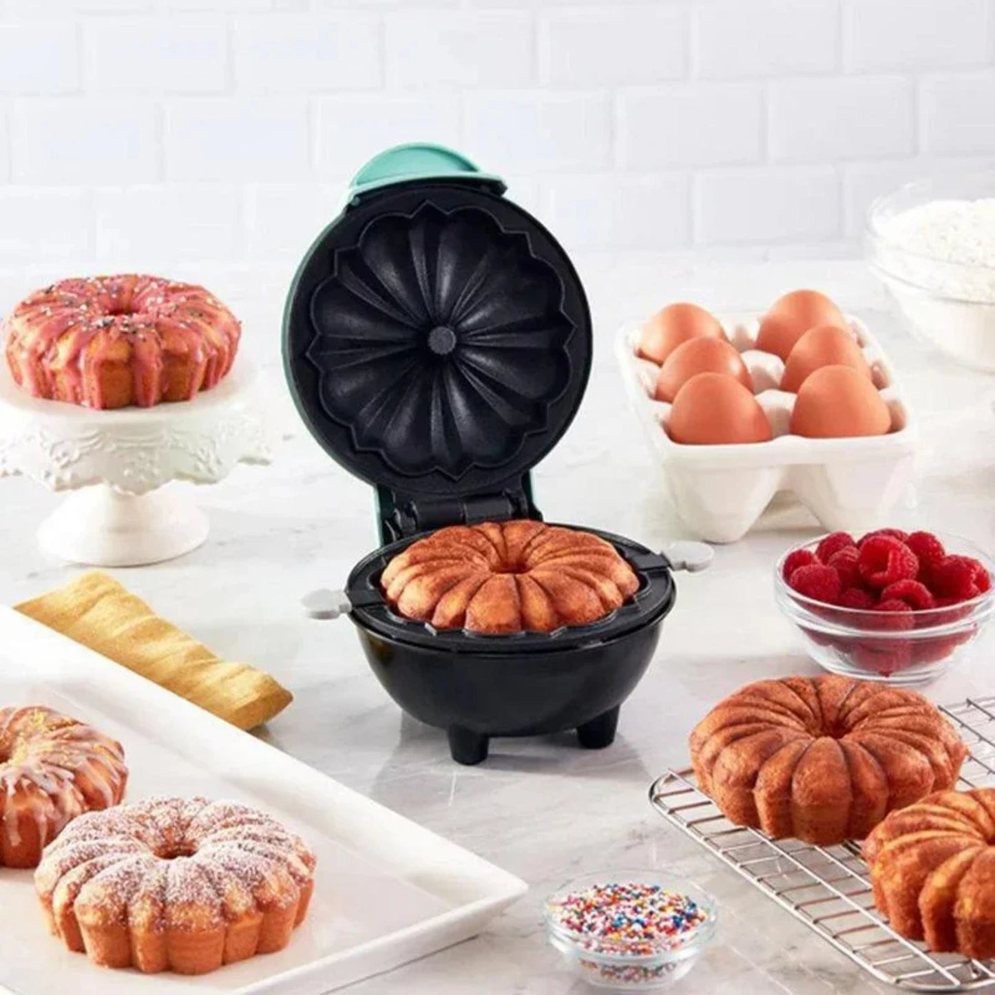 Non-Stick Mini Waffle Maker