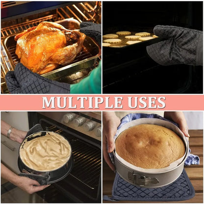 Mitts and Pot Holders, High Heat Resistant