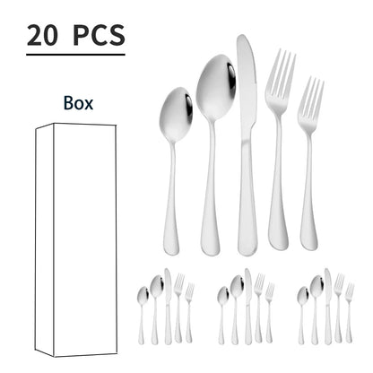 5/10/20 pcs Flatware Set, 4 colors