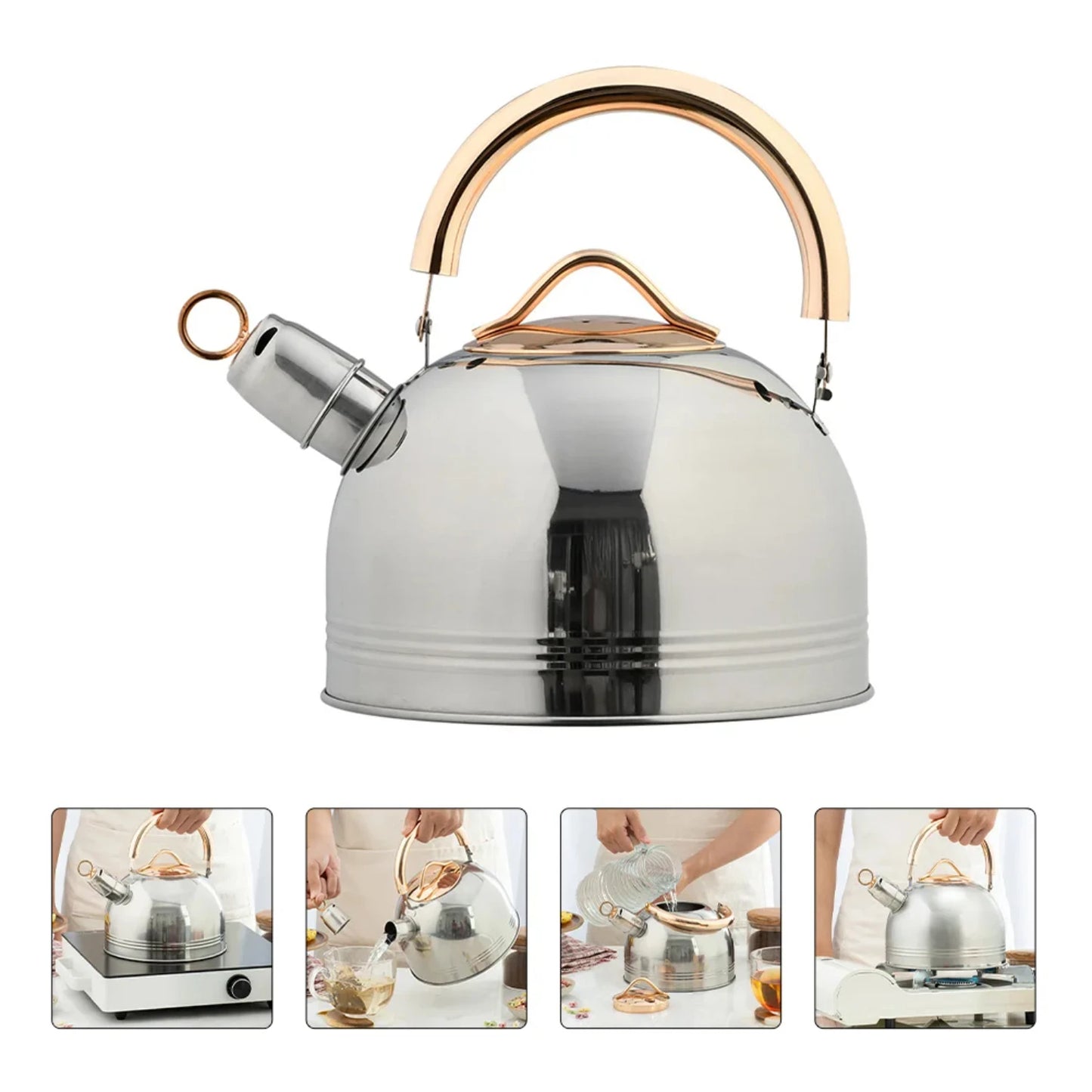 Whistling Stainless Steel Teakettle